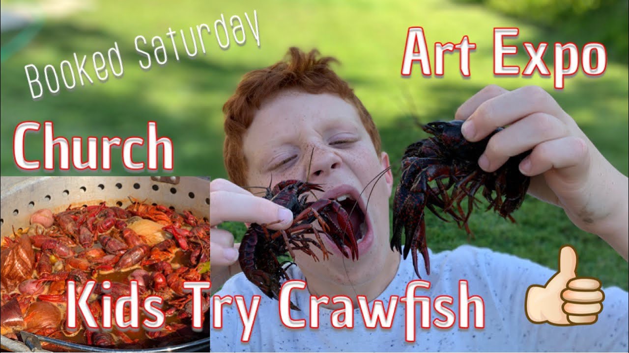 daily vlog youtube Family on the Go Saturday! crayfish boil, art museum and more