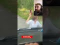 KAREN freaks out on Amazon Driver For being on her Property #karen #rage #roadrage #girl