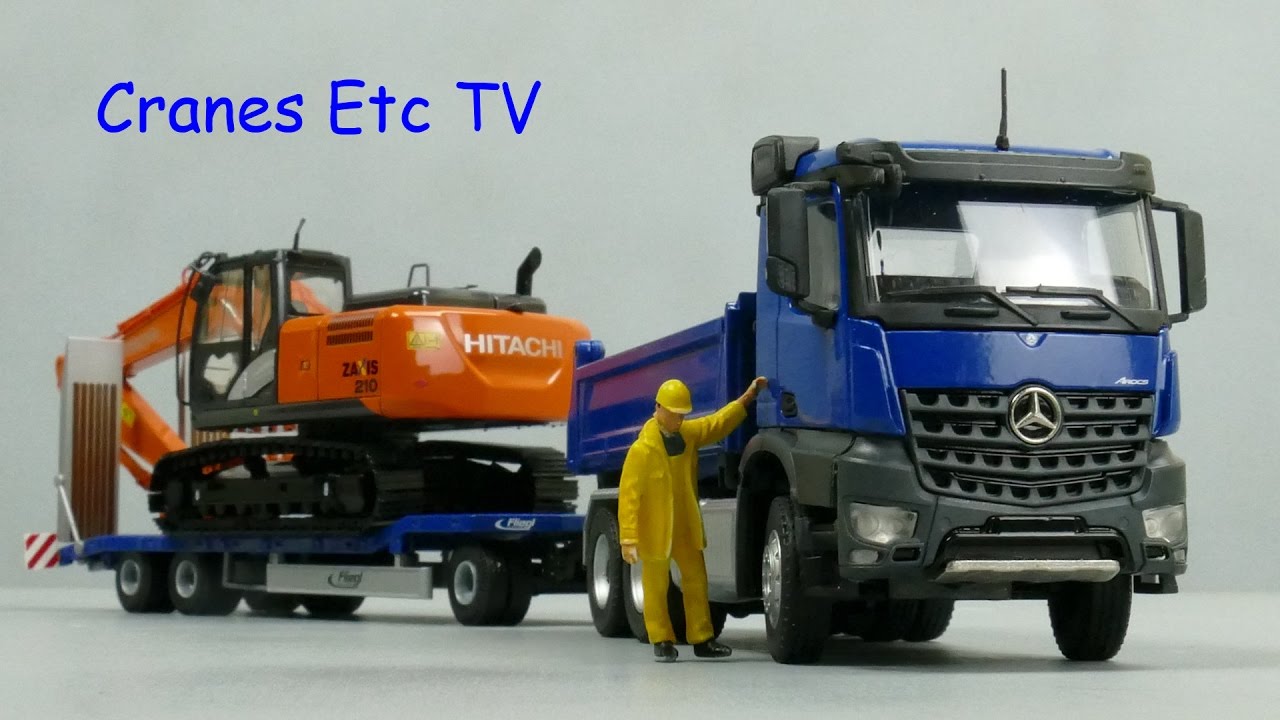 Conrad Mercedes-Benz Arocs Tipper + Fliegl Trailer by Cranes Etc