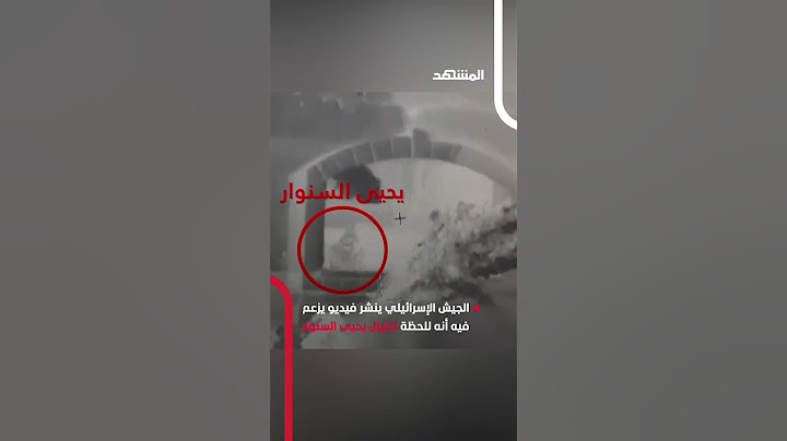 يقف على شرفة المبنى.. الجيش الإسرائيلي ينشر فيديو يزعم فيه أنه للحظة اغتيال يحيى السنوار