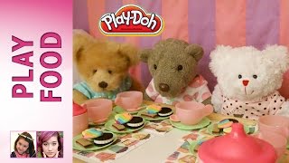 Play Doh Food Part 5 - Cookies for Teddy Bears