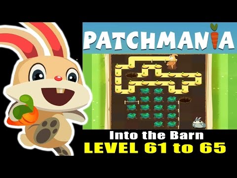 Patchmania - A Puzzle About Bunny Revenge Level 61 to 65 ios gameplay (Into the Barn)