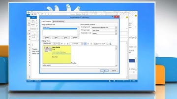 How to include an Electronic Business Card as your email signature in Outlook 2013