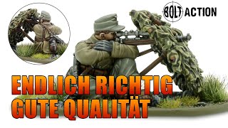 Bolt Action - New German Resin Paratroopers and Plastic Veterans