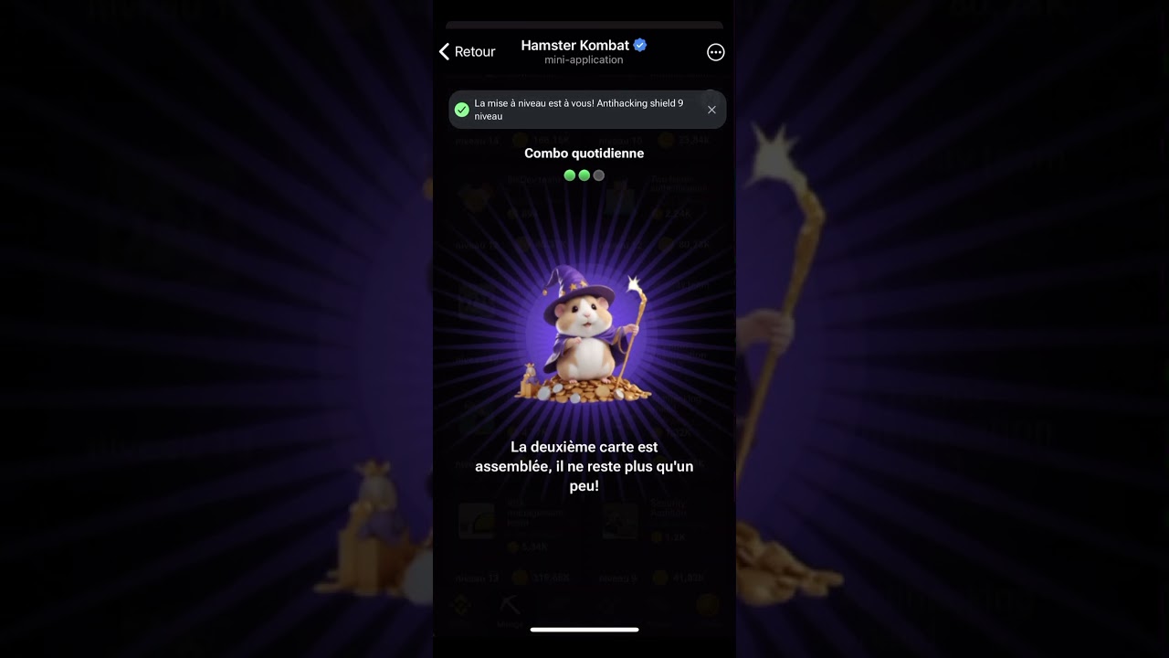 5M $ combo quotidien | hamster Kombat. #hamsterkombat #nft #games