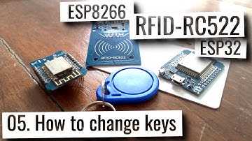 ESP32 & ESP8266 - RFID RC522 how to change keys