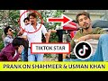 Prank on tiktok star shahmeer khan  usman khan pindi boys  prank on tiktokers