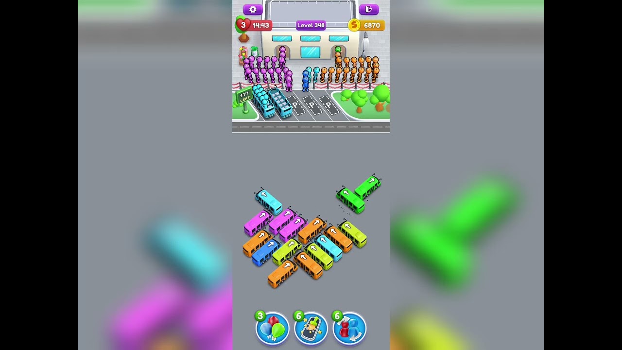Crowd express level 348 Solution and walkthrough #viral