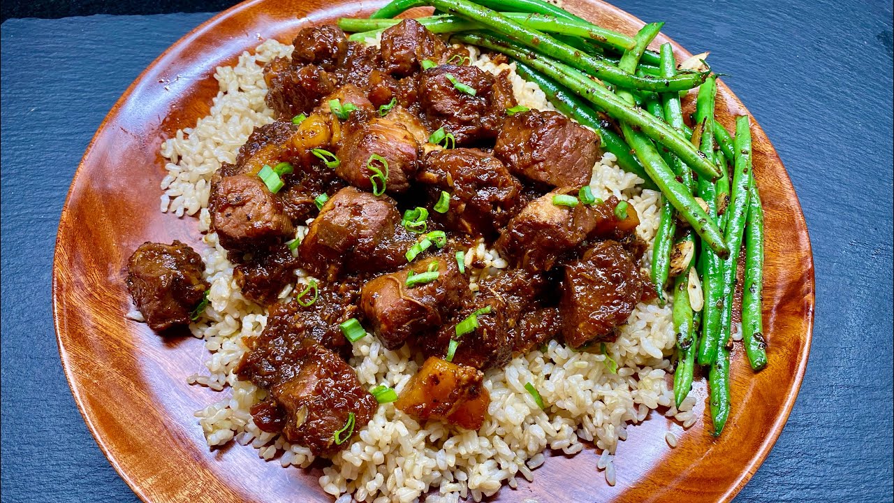 Pork Adobo with green bean adobo YouTube