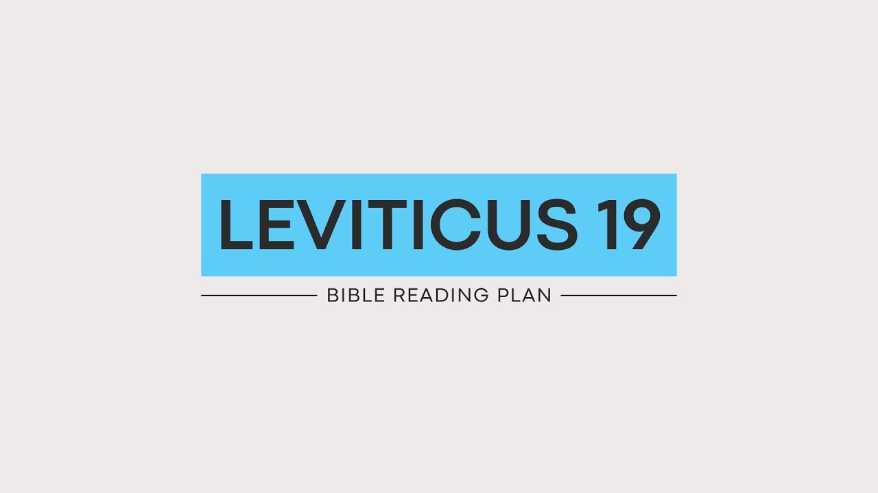 Leviticus 19