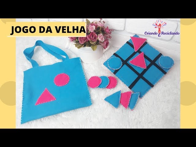 DIY Jogo da velha de feltro – Fashion Teen