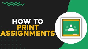 How To Print Assignments from Google Classroom (Easiest Way)