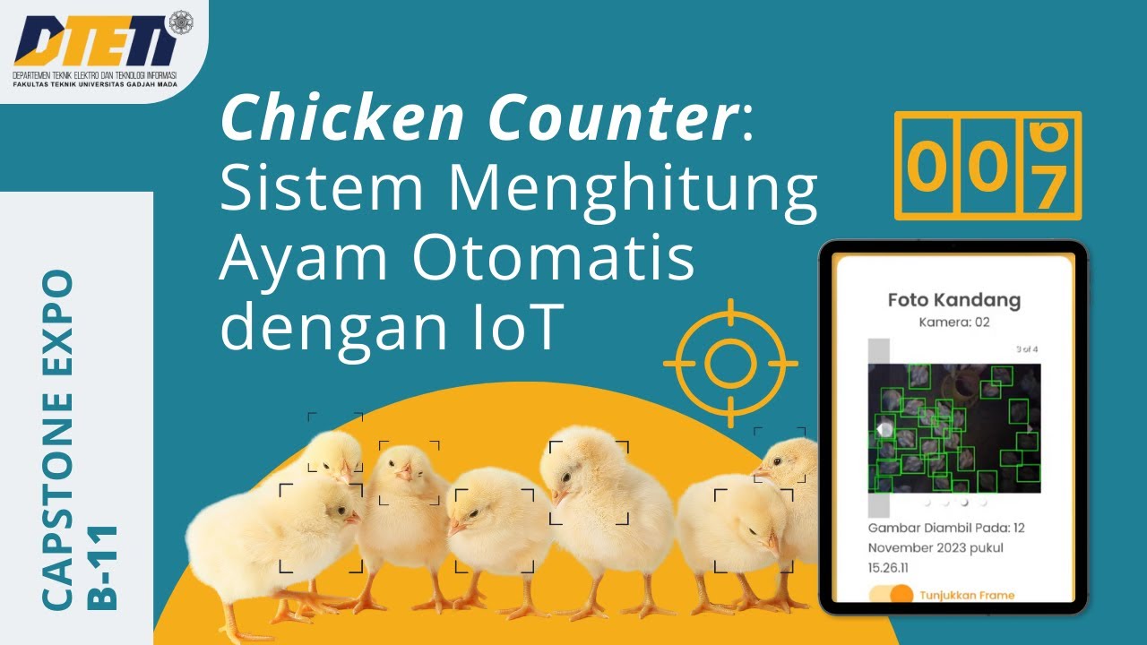 Chicken Counter: Sistem Menghitung Ayam Otomatis dengan IoT - YouTube