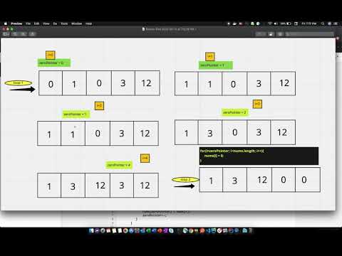 LeetCode #283) Move Zeroes