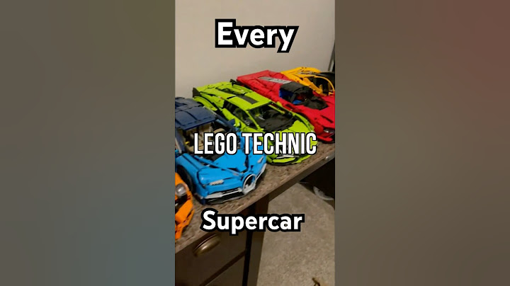 EVERY LEGO Technic Supercar!