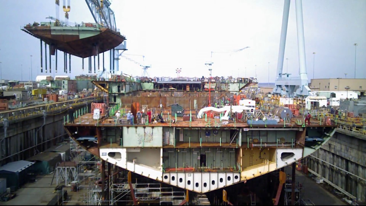John F Kennedy CVN 79 Lower Stern Lift YouTube John f kennedy cvn 79 lower stern lift youtube