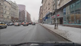 A car trip around Moscow 11.12.2023 / Поездка на машине по Москве