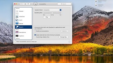 How to Setup Text To Speech on macOS High Sierra VERY EASY