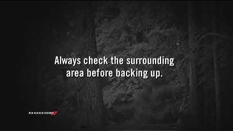 How to Use ParkView Rear Backup Camera 2009–2020 Dodge Journey