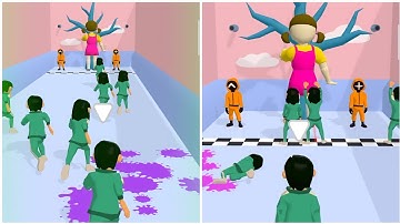 K-Run Challenge 3D 🦑🦑 All Levels Gameplay Trailer Android,ios New Game