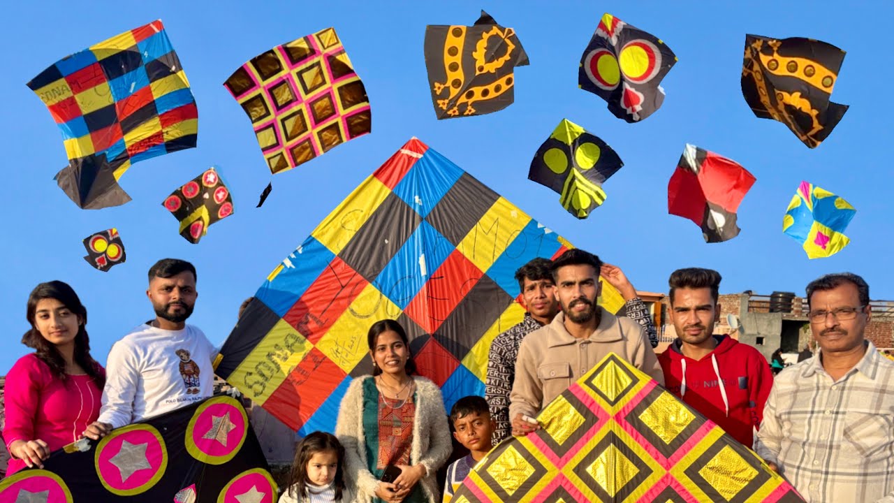 Lohri Vlog 2025 😍 Kite Flying 🤩 Patang Ki Video 🔥 Yogesh 01