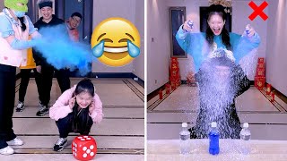 Funny Hammer Challenge, Who Hit Me？! #Funfamily #Partygames #Familygames