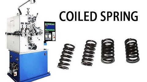 CNC compression wire spring coiling machine