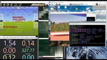 Raspberry Pi Drone Pre-recorded flight plan script running with video. Ground Control Station