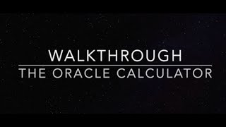 Learn how our powerful credit card Oracle calculator demo can read your future cards!