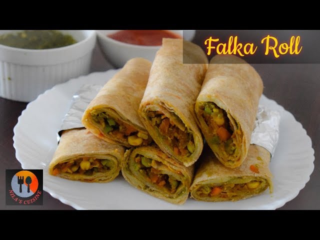 Falka Roll Recipe In Hindi | फलका रोल | How To Make Veg Wrap At Home | Healthy Snack Recipe