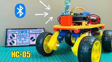 Bluetooth Car Control using L293D Motor and HC-05