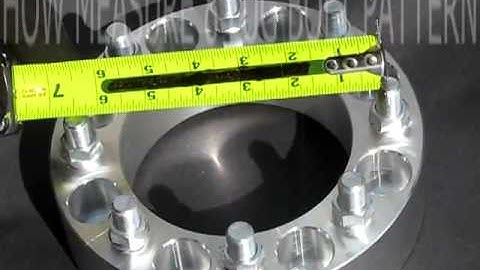 HOW TO MEASURE  8 LUG WHEEL BOLT PATTERN