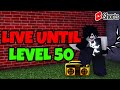 stream ends when I get level 70 two time in forsaken | #shorts #roblox