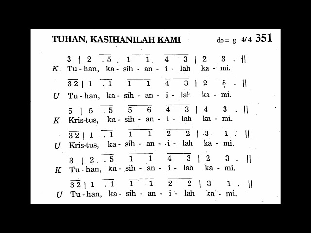 TUHAN, KASIHANILAH KAMI - Puji Syukur No. 351 class=