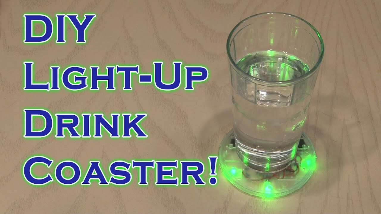 DIY  Light-Up Coaster!