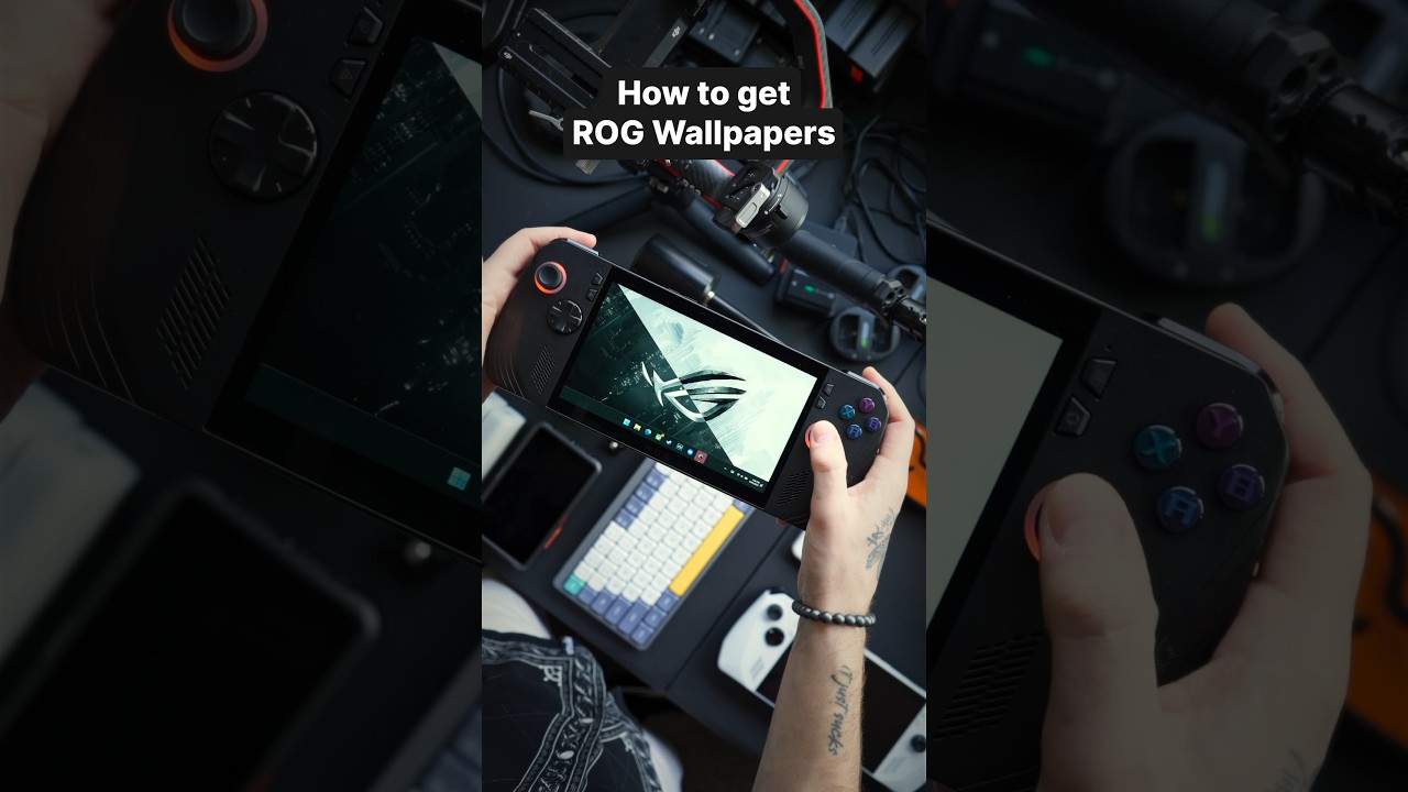 Как получить официальные обои ROG для себя, Элли?