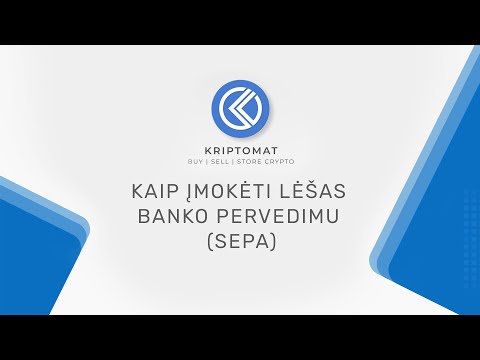 Video: Kaip Sumokėti Už Banko Pavedimus