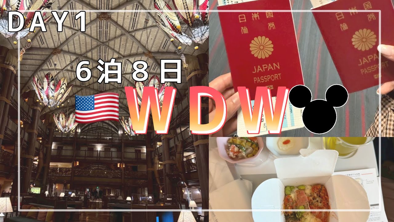【ウォルトディズニーワールド】初めてのwdw新婚旅行✈️❤️DAY1羽田空港〜到着まで#wdw #新婚旅行 #フロリダディズニー #ウォルトディズニーワールド