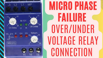Phase failure relay connection!                          Phase failure relay ka connection kase kary