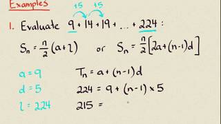 Sequences and Series - Part 3 - Arithmetic Series