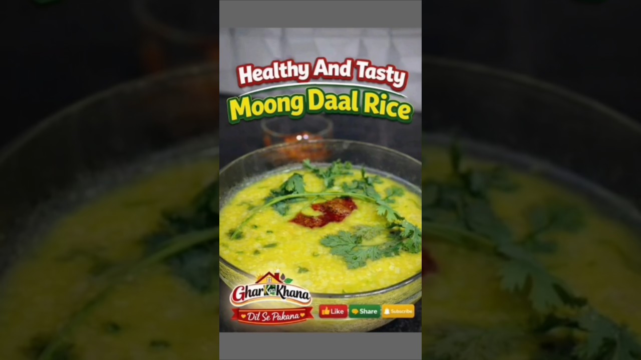 Healthy And Tasty Moong Dal Rice 