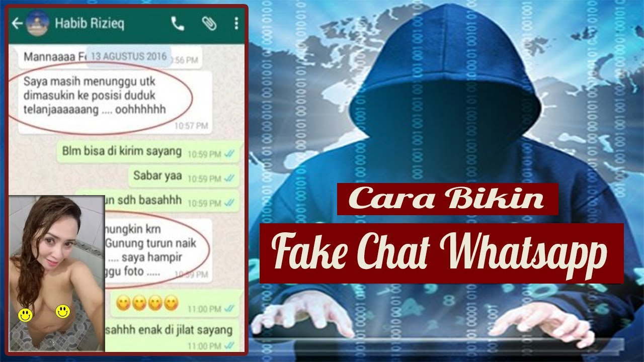  Cara  Buat Chat Whatsapp Palsu tapi seperti  Nyata  YouTube