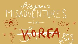 Megans Misadventures In Japan (Korea Edition)  Vlog 3 (Week 7)