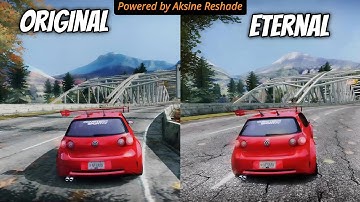 Aksine Reshade • Texture Comparison between Original & Eternal • NFS Most Wanted 2005