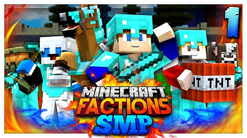 LET THE WAR BEGIN! | Minecraft FACTIONS SMP #1 (Private 1.8 Factions Server) w/ KingPenguin