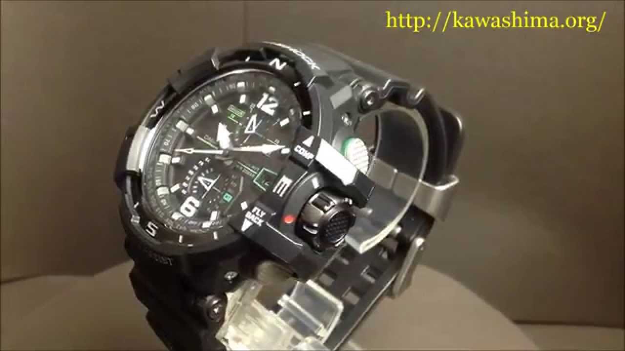 カシオ腕時計カシオＧショック　スカイコクピット（CASIO G-SHOCK SKY COCKPIT）GW-A1100-1A3JFの動画