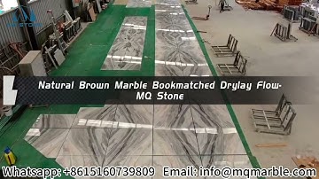 Natural Marble Bookmatched Vein Tiles Drylay- MQ Stone #naturalmarble #bookmatched #marble #MQSTONE
