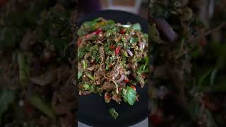 Waterfall Beef Salad Thai Isaan Nam Tok Neua (น้ำตกเนื้อ) thaifood thairecipes