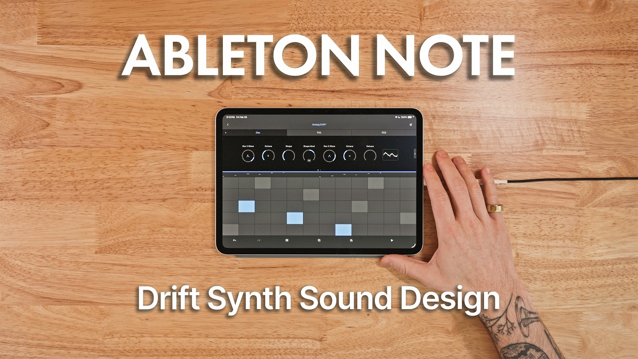 How to Design Patches With Drift in Ableton Note