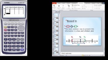 Statistics: Five Number Summary on Casio fx-9860